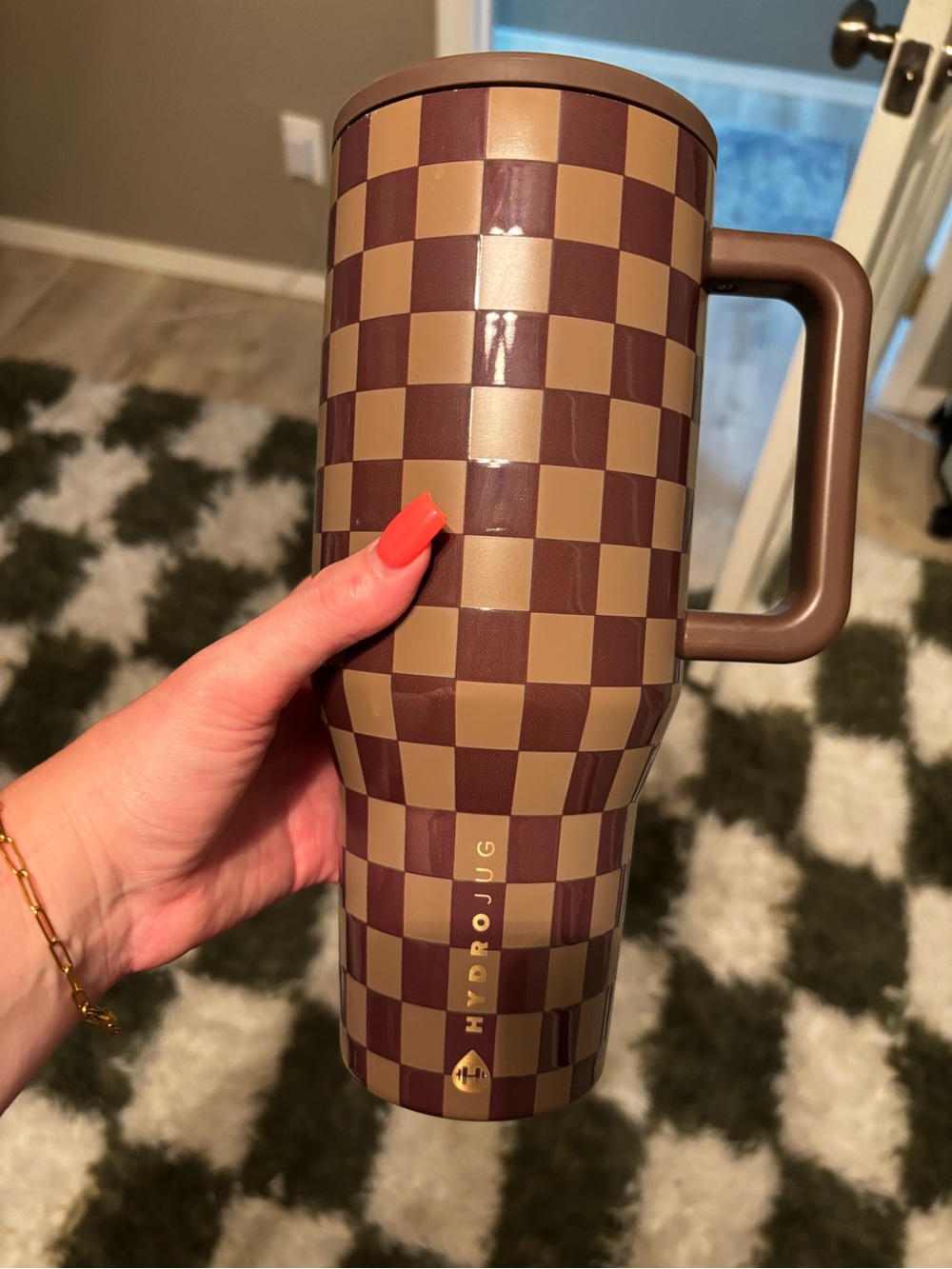 Hydrojug -Autumn Checkers 40oz Traveler